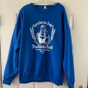 New Ducktoberfest 2023 Sweatshirt!   At Dodging Duck, Boerne, Texas!!